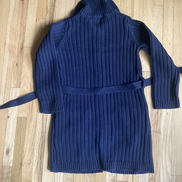 New Gymboree Color-Navy Button Cardigan Size 5 - Picture 4 of 5